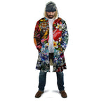 Personalized Richmond Football Tigers Cloak Tropical Hibiscus Flowers - Pacific Fusion Style