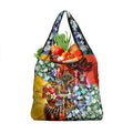 Personalized Richmond Football Tigers Grocery Bag Tropical Hibiscus Flowers - Pacific Fusion Style