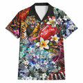 Personalized Richmond Football Tigers Hawaiian Shirt Tropical Hibiscus Flowers - Pacific Fusion Style