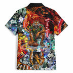 Personalized Richmond Football Tigers Hawaiian Shirt Tropical Hibiscus Flowers - Pacific Fusion Style