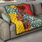 Personalized Richmond Football Tigers Quilt Tropical Hibiscus Flowers - Pacific Fusion Style