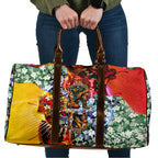 Personalized Richmond Football Tigers Travel Bag Tropical Hibiscus Flowers - Pacific Fusion Style