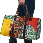 Personalized Richmond Football Tigers Travel Bag Tropical Hibiscus Flowers - Pacific Fusion Style