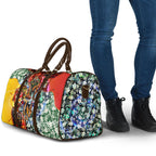 Personalized Richmond Football Tigers Travel Bag Tropical Hibiscus Flowers - Pacific Fusion Style