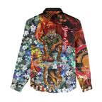 Personalized Richmond Football Tigers Women Casual Shirt Tropical Hibiscus Flowers - Pacific Fusion Style