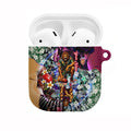 Personalized Brisbane Lions Football AirPods Case Tropical Hibiscus Flowers - Pacific Fusion Style