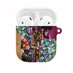 Personalized Brisbane Lions Football AirPods Case Tropical Hibiscus Flowers - Pacific Fusion Style
