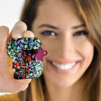 Personalized Brisbane Lions Football AirPods Case Tropical Hibiscus Flowers - Pacific Fusion Style