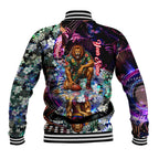 Personalized Brisbane Lions Football Baseball Jacket Tropical Hibiscus Flowers - Pacific Fusion Style