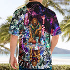 Personalized Brisbane Lions Football Hawaiian Shirt Tropical Hibiscus Flowers - Pacific Fusion Style