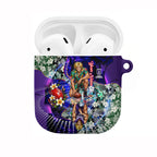 Personalized Fremantle Football Dockers AirPods Case Tropical Hibiscus Flowers - Pacific Fusion Style