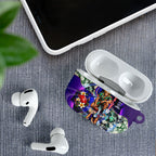 Personalized Fremantle Football Dockers AirPods Case Tropical Hibiscus Flowers - Pacific Fusion Style
