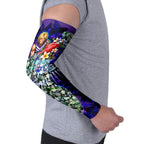 Personalized Fremantle Football Dockers Arm Sleeves Tropical Hibiscus Flowers - Pacific Fusion Style