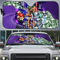 Personalized Fremantle Football Dockers Auto Sun Shade Tropical Hibiscus Flowers - Pacific Fusion Style