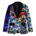 Personalized Fremantle Football Dockers Blazer Tropical Hibiscus Flowers - Pacific Fusion Style