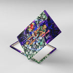 Personalized Fremantle Football Dockers Canvas Wall Art Tropical Hibiscus Flowers - Pacific Fusion Style