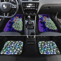 Personalized Fremantle Football Dockers Car Mats Tropical Hibiscus Flowers - Pacific Fusion Style