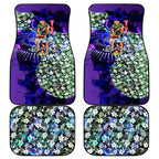Personalized Fremantle Football Dockers Car Mats Tropical Hibiscus Flowers - Pacific Fusion Style