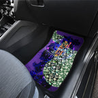 Personalized Fremantle Football Dockers Car Mats Tropical Hibiscus Flowers - Pacific Fusion Style