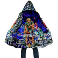 Personalized Fremantle Football Dockers Cloak Tropical Hibiscus Flowers - Pacific Fusion Style