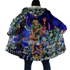 Personalized Fremantle Football Dockers Cloak Tropical Hibiscus Flowers - Pacific Fusion Style