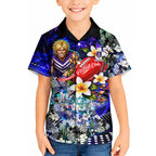 Personalized Fremantle Football Dockers Hawaiian Shirt Tropical Hibiscus Flowers - Pacific Fusion Style