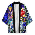 Personalized Fremantle Football Dockers Kimono Tropical Hibiscus Flowers - Pacific Fusion Style