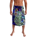 Personalized Fremantle Football Dockers Lavalava Tropical Hibiscus Flowers - Pacific Fusion Style