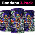 Personalized Fremantle Football Dockers Neck Gaiter Tropical Hibiscus Flowers - Pacific Fusion Style