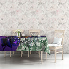 Personalized Fremantle Football Dockers Tablecloth Tropical Hibiscus Flowers - Pacific Fusion Style
