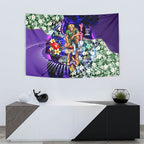 Personalized Fremantle Football Dockers Tapestry Tropical Hibiscus Flowers - Pacific Fusion Style