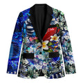 Personalized Geelong Football Cats Blazer Tropical Hibiscus Flowers - Pacific Fusion Style