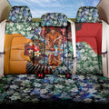 Personalized Gold Coast Suns Football Back Car Seat Cover Tropical Hibiscus Flowers - Pacific Fusion Style