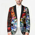 Personalized Gold Coast Suns Football Blazer Tropical Hibiscus Flowers - Pacific Fusion Style