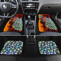 Personalized Gold Coast Suns Football Car Mats Tropical Hibiscus Flowers - Pacific Fusion Style