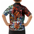 Personalized Gold Coast Suns Football Hawaiian Shirt Tropical Hibiscus Flowers - Pacific Fusion Style
