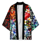 Personalized Gold Coast Suns Football Kimono Tropical Hibiscus Flowers - Pacific Fusion Style