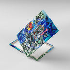 Personalized Port Adelaide Football Power Canvas Wall Art Tropical Hibiscus Flowers - Pacific Fusion Style
