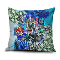 Personalized Port Adelaide Football Power Pillow Cover Tropical Hibiscus Flowers - Pacific Fusion Style
