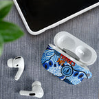 Australia Aboriginal Fathers Day AirPods Case Indigenous Dot Art Pattern - Parent Child