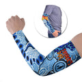 Australia Aboriginal Fathers Day Arm Sleeves Indigenous Dot Art Pattern - Parent Child