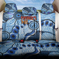 Australia Aboriginal Fathers Day Back Car Seat Cover Indigenous Dot Art Pattern - Parent Child