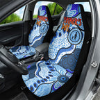 Australia Aboriginal Fathers Day Car Seat Cover Indigenous Dot Art Pattern - Parent Child
