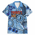 Australia Aboriginal Fathers Day Hawaiian Shirt Indigenous Dot Art Pattern - Parent Child