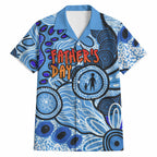 Australia Aboriginal Fathers Day Hawaiian Shirt Indigenous Dot Art Pattern - Parent Child