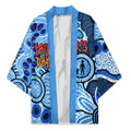 Australia Aboriginal Fathers Day Kimono Indigenous Dot Art Pattern - Parent Child