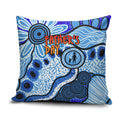 Australia Aboriginal Fathers Day Pillow Cover Indigenous Dot Art Pattern - Parent Child