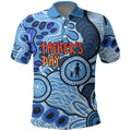 Australia Aboriginal Fathers Day Polo Shirt Indigenous Dot Art Pattern - Parent Child