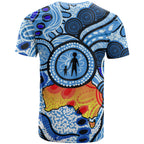 Australia Aboriginal Fathers Day T Shirt Indigenous Dot Art Pattern - Parent Child