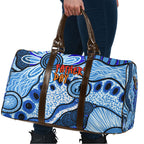 Australia Aboriginal Fathers Day Travel Bag Indigenous Dot Art Pattern - Parent Child